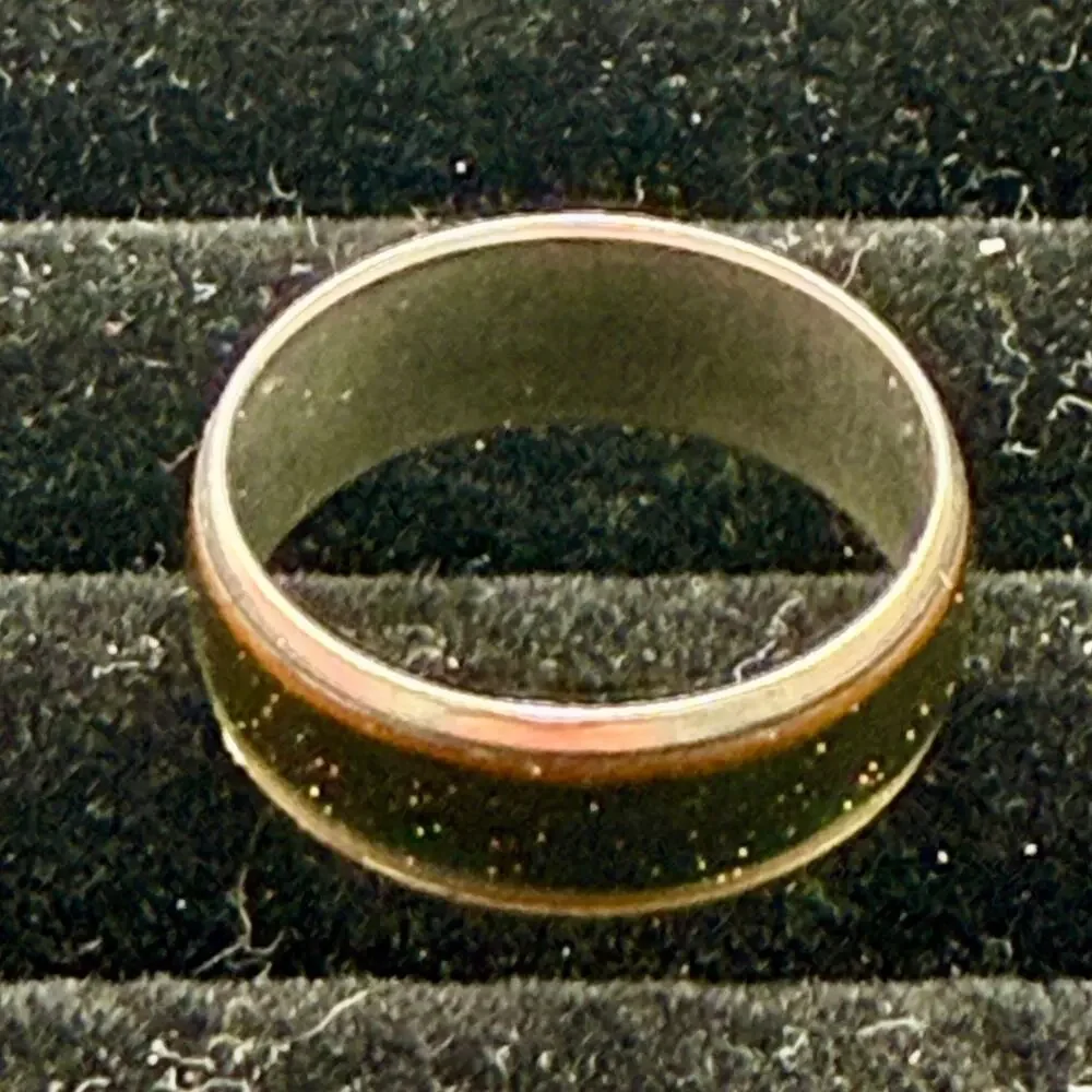 Vintage Mood Ring Color Changing Band Size 8 Retro Style